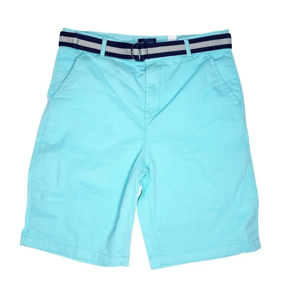 NWT Children's Place Woven Belted Chino Shorts Size 16